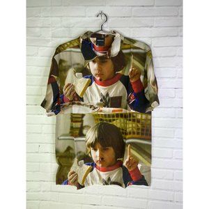 NEW Dumbgood The Shining Danny Horror All Over Print Button Up Shirt Mens Size S